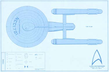 U.S.S. Enterprise Deck Plans