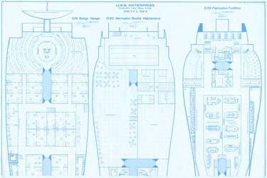 U.S.S. Enterprise Deck Plans