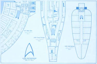 U.S.S. Enterprise Deck Plans