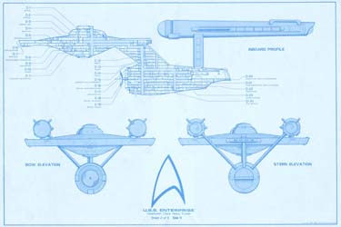 U.S.S. Enterprise Deck Plans