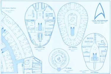 U.S.S. Enterprise Deck Plans