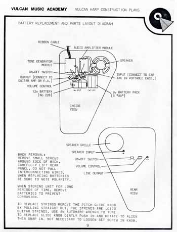 Vulcan Harp Construction Plans