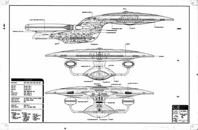 Ed Whitefire Enterprise NCC-1701-D Blueprints