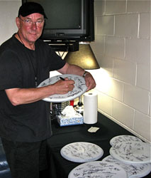 Charity Auction Alert: Autographed Neil Peart Drum Head