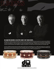 2014 NAMM Show Premieres New Alex Lifeson Guitar and Neil Peart Snare Drum