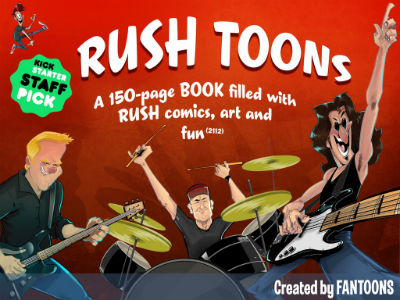 Fantoons' Comicspheres: A Retrospective of Rush Toons Kickstarter Program Now Underway