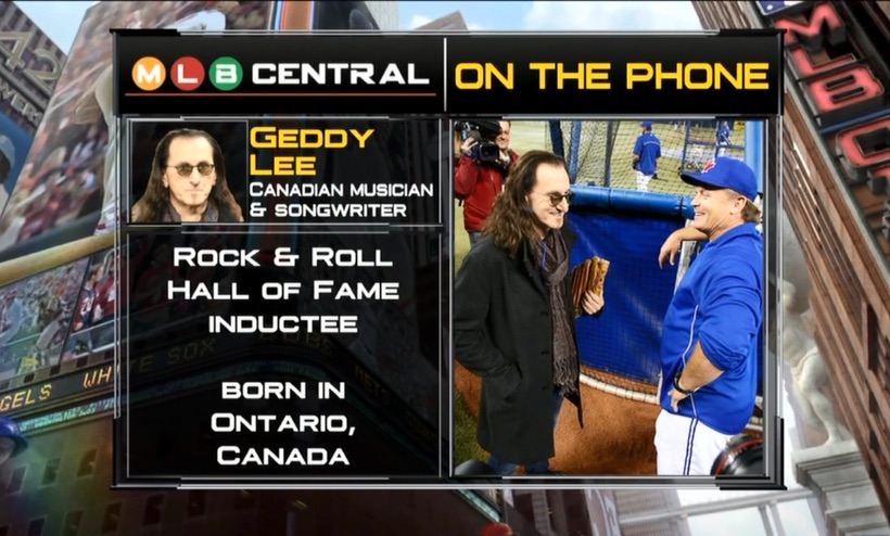 Geddy Lee Talks Rush and Baseball (Mostly Baseball) on MLB Central