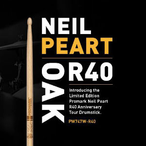 Limited Edition Neil Peart R40 Drumsticks Now Available