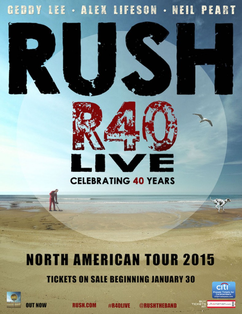 Rush Announce R40 Live 40th Anniversary Tour - Band to Perform in 34 Cities Across North America
