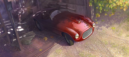 Red Barchetta by Graham Whieldon