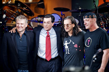 Rush Performance on 'The Colbert Report' Among the 10 Most Memorable Moments