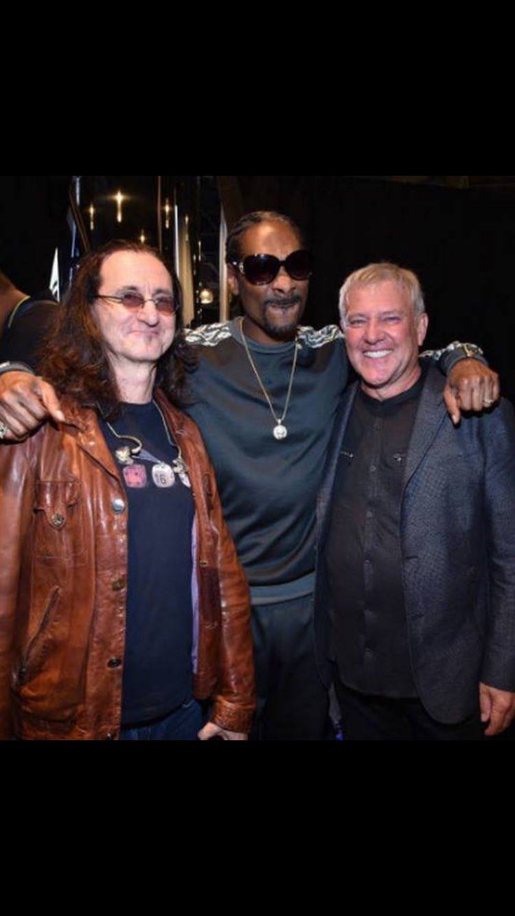 Geddy Lee & Alex Lifeson at the Rock and Roll Hall of Fame Induction Ceremonies - 2017