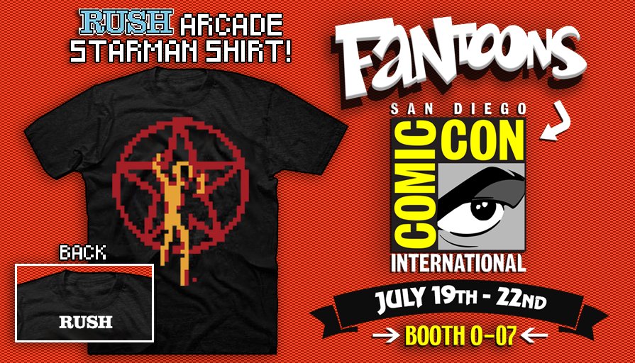 Fantoons Brings New Rush Merchandise to ComicCon
