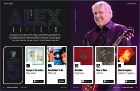 Alex Lifeson Selects His Top 5 Essential Albums 