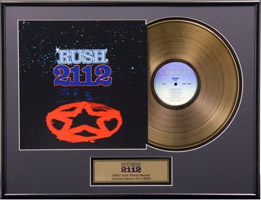Officially Licensed Limited Edition 24K 2112 Framed Album 
