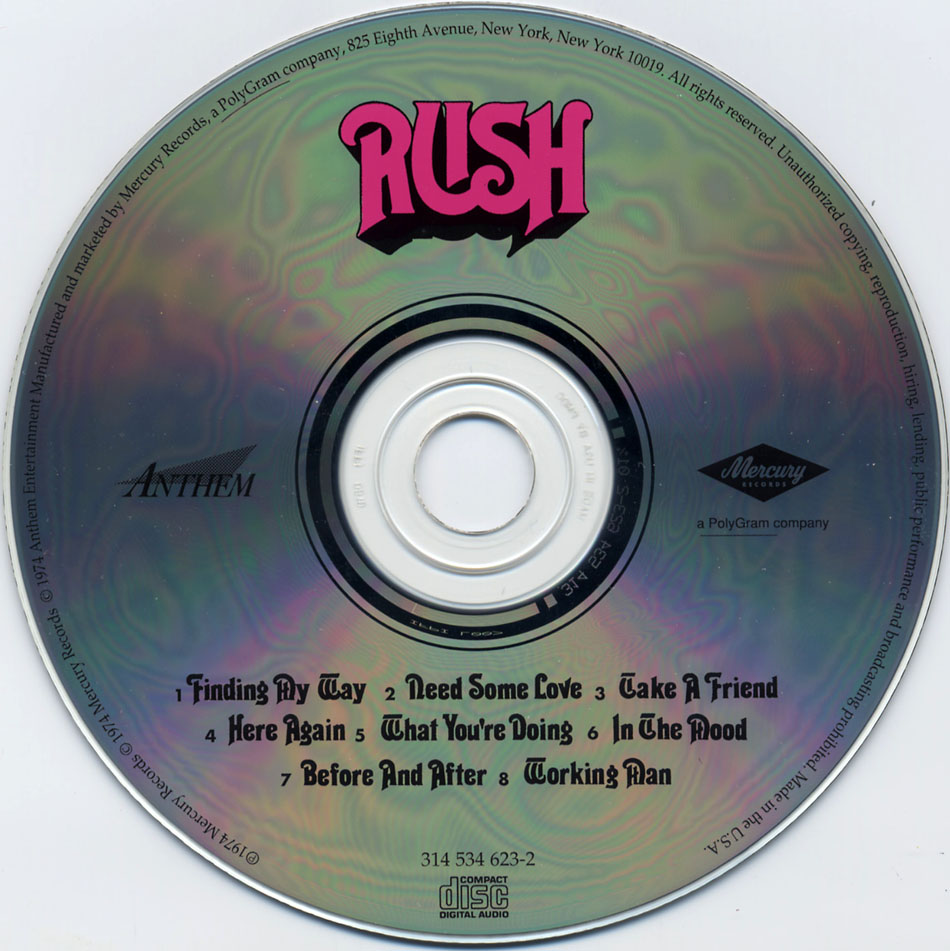 Rush Debut Album