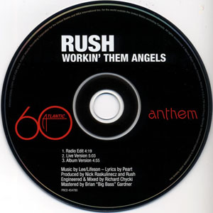 Rush Workin' Them Angels