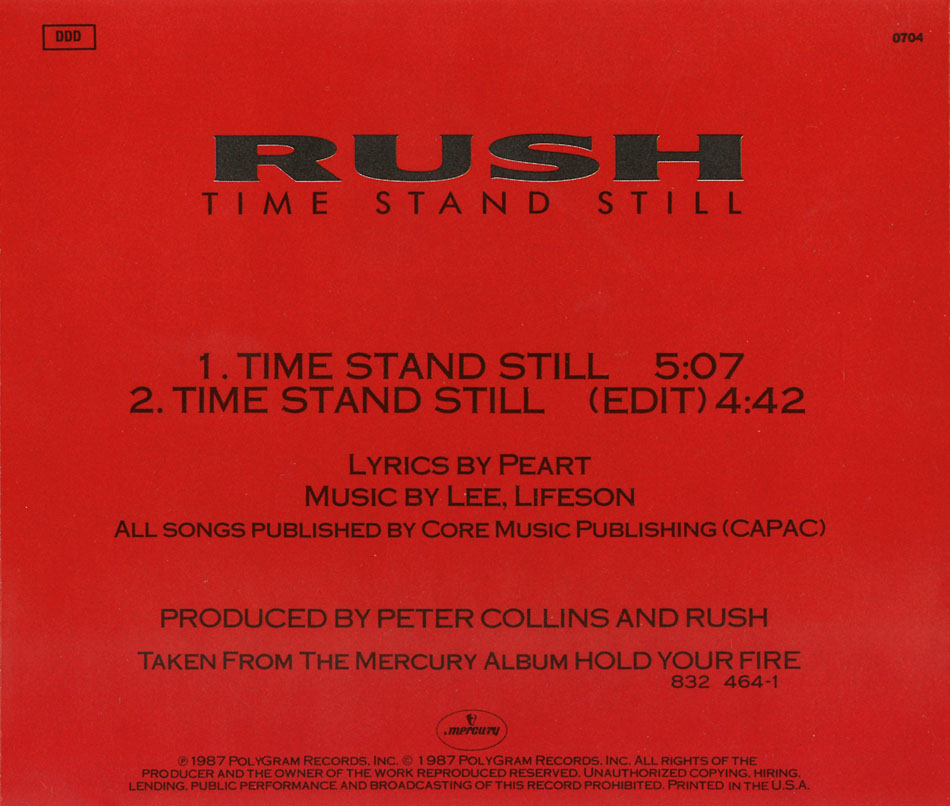 Rush: Time Stand Still