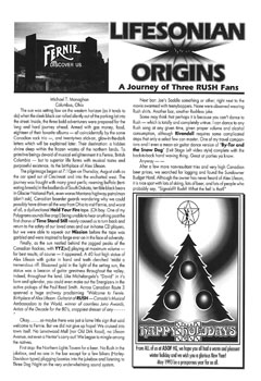 A Show of Fans - Rush Fanzine - Issue #6 - Page 11