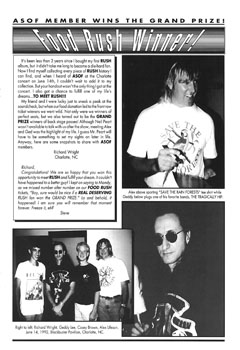 A Show of Fans - Rush Fanzine - Issue #6 - Page 9