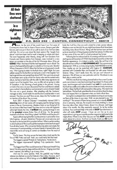 A Show of Fans - Rush Fanzine - Issue #9 - Page 2