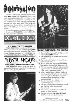 A Show of Fans - Rush Fanzine - Issue #11 - Page 23