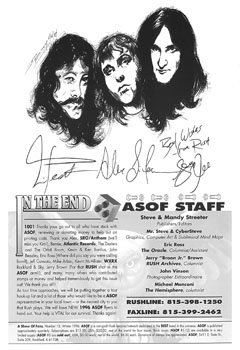 A Show of Fans - Rush Fanzine - Issue #13 - Page 28