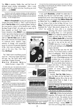 A Show of Fans - Rush Fanzine - Issue #15 - Page 5
