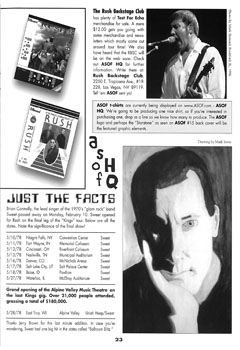 A Show of Fans - Rush Fanzine - Issue #16 - Page 23