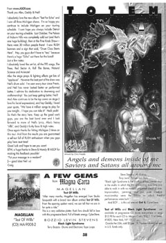 A Show of Fans - Rush Fanzine - Issue #17 - Page 38