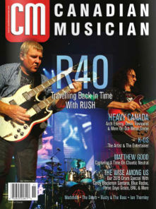 Rush Featured on the Cover of Canadian Musician Magazine's November/December 2015 Issue