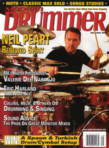 Neil Peart - Modern Drummer September 2002