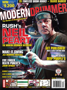 Neil Peart: Modern Drummer Magazine December 2011