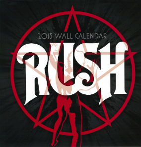 Rush 2015 Wall Calendar Now Available for Pre-Order - Cover Art Revealed