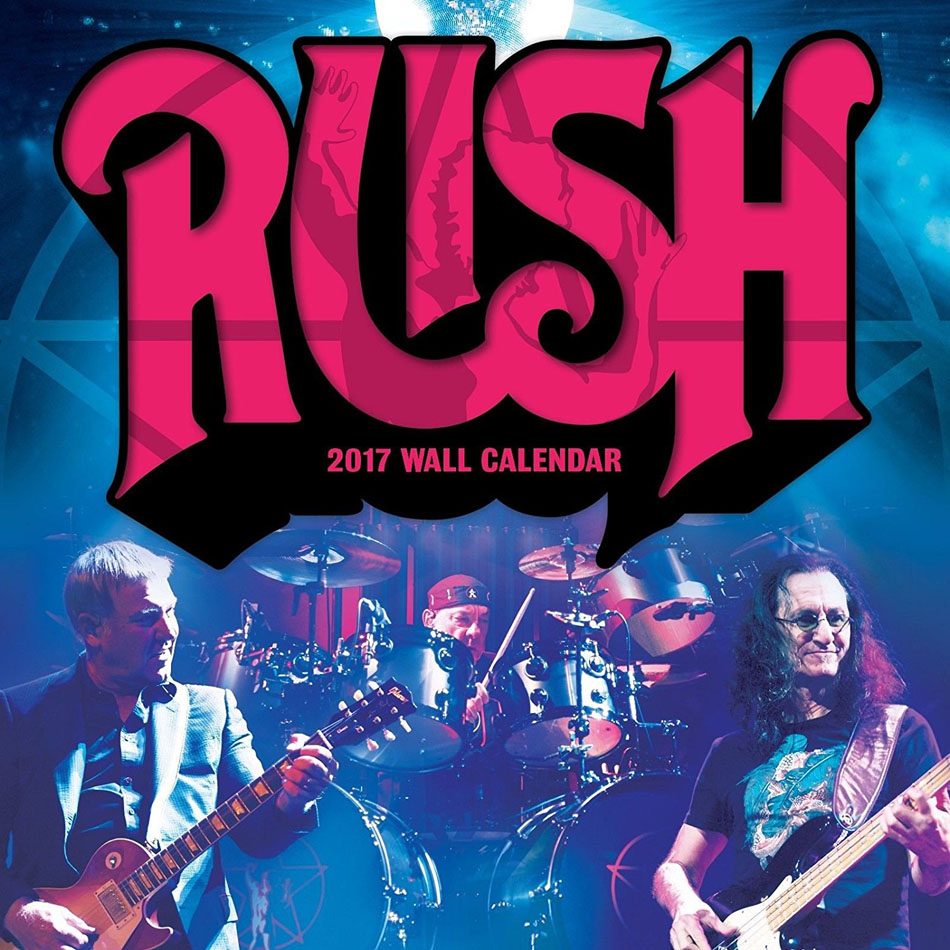 Rush 2017 Wall Calendar