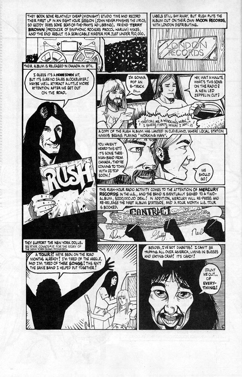 Rush Comics: Rush: Northern Ex-poseurs