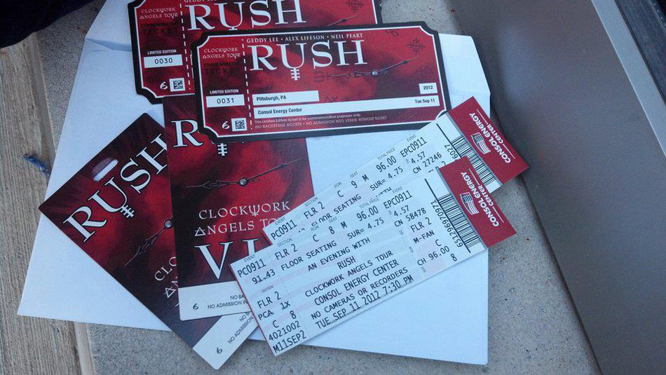 Rush Clockwork Angels Tour - Pittsburgh, PA (09/11/2012)