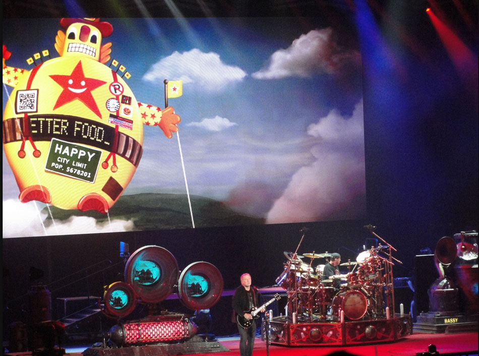 Rush Clockwork Angels Tour - Winnipeg, Manitoba, Canada (09/26/2012)