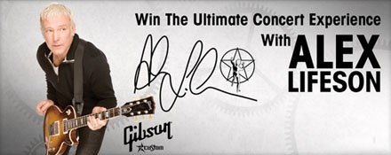 Ultimate Concert Experience With Alex Lifeson Sweepstakes