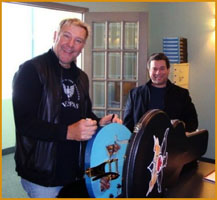 Alex Lifeson Signs Carparelli Guitars For Charity