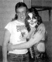 Neil Peart and Peter Criss of KISS