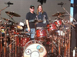 Neil Peart and Danny Carey
