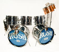 Neil Peart's Chromey Drum Kit