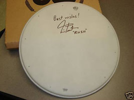 Neil Peart Drum Head