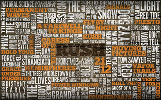 Rush Song Title Wallpapet