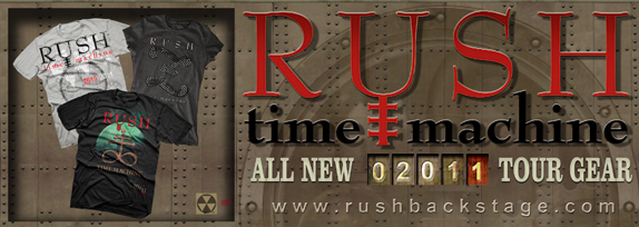 Rush Time Machine Tour 2011 Gear