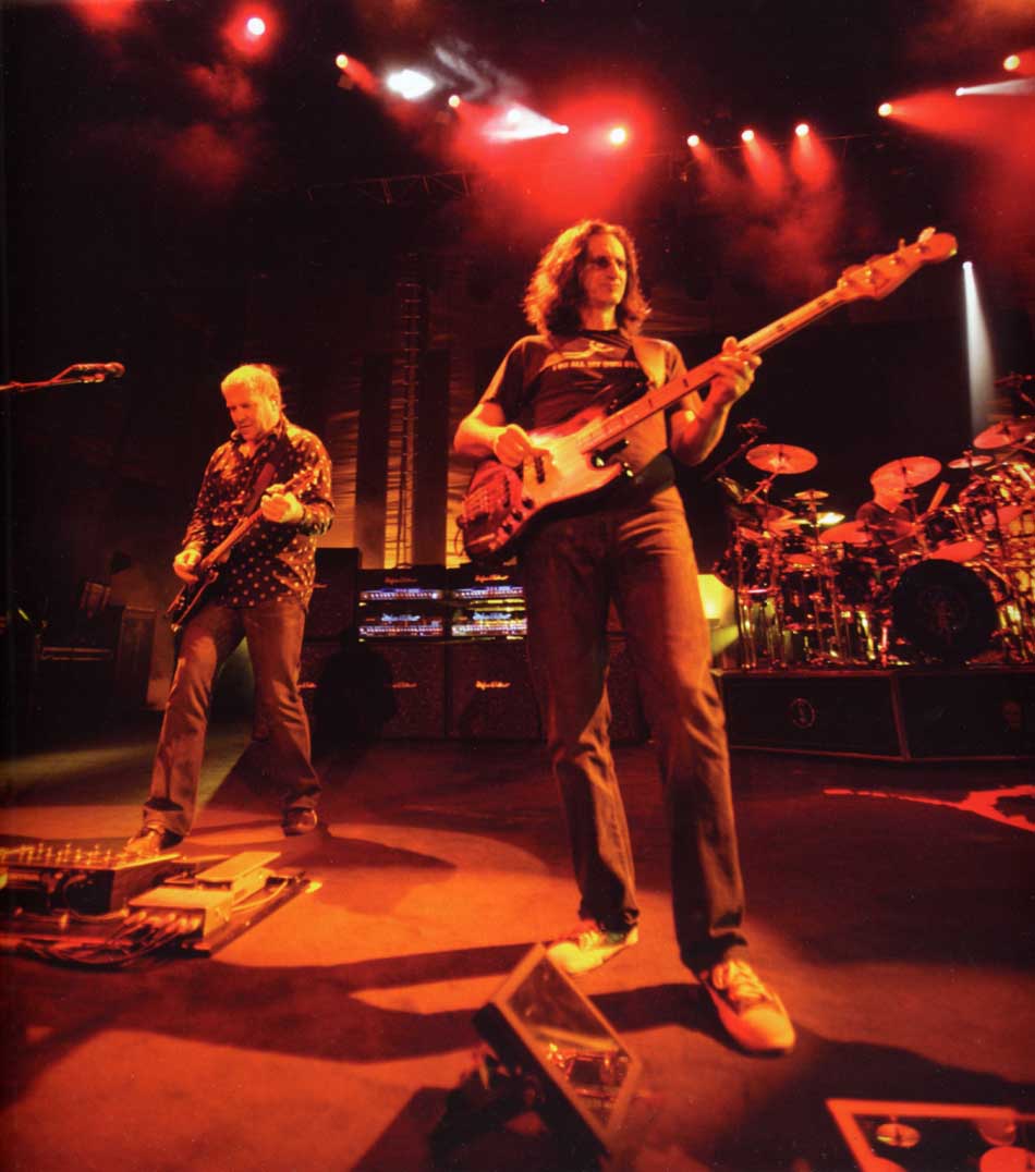 Alex Lifeson and Geddy Lee