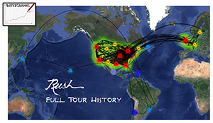Full Tour History Heat Map