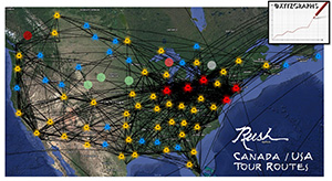 Canada / USA Tour Routes