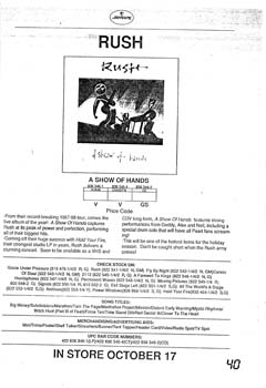 The Spirit of Rush Fanzine - Issue #5 - Page 40
